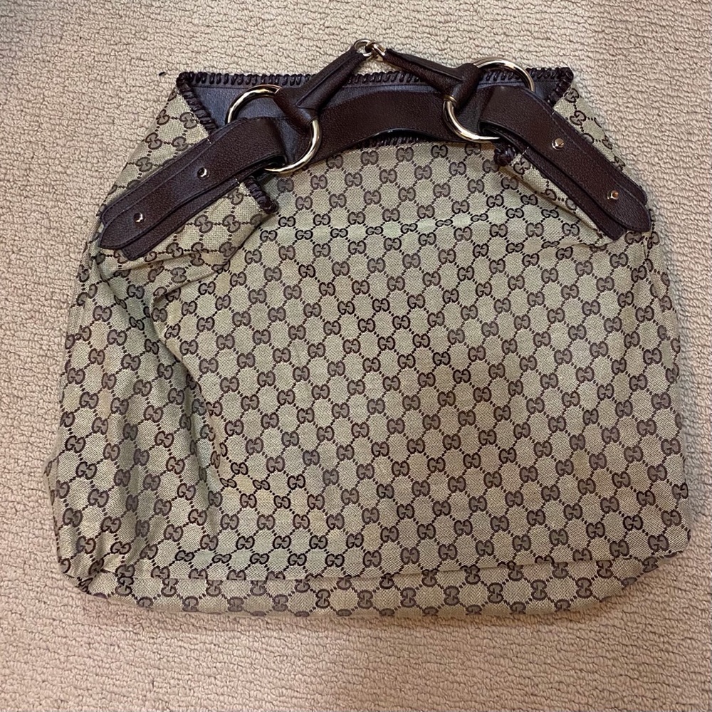 Authentic Horsebit Hobo Gucci bag